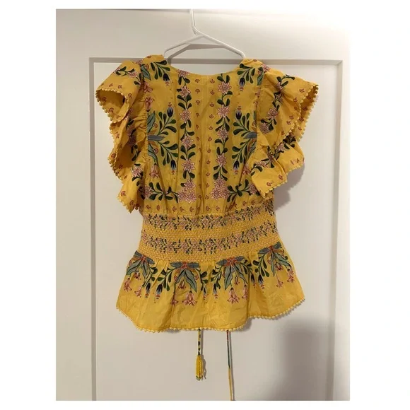 FARM Rio Delicate Flowers Stripes Blouse - Picture 6 of 7